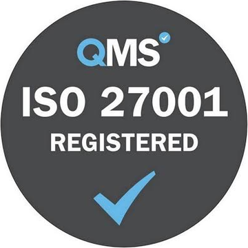 ISO 27001 registered